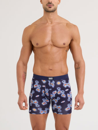 Signature Lace® Low Rise Thong And Saxx Super Soft Vibe Boxer Brief Neon Buzz