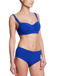 Balconette Bikini Swimsuit Top Poolside Blue