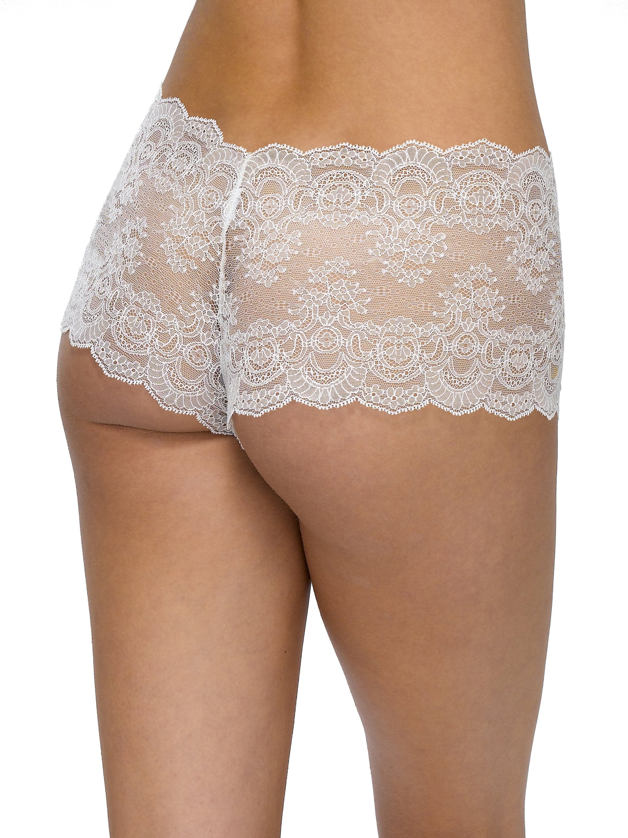 Luxe Lace Crotchless Brief