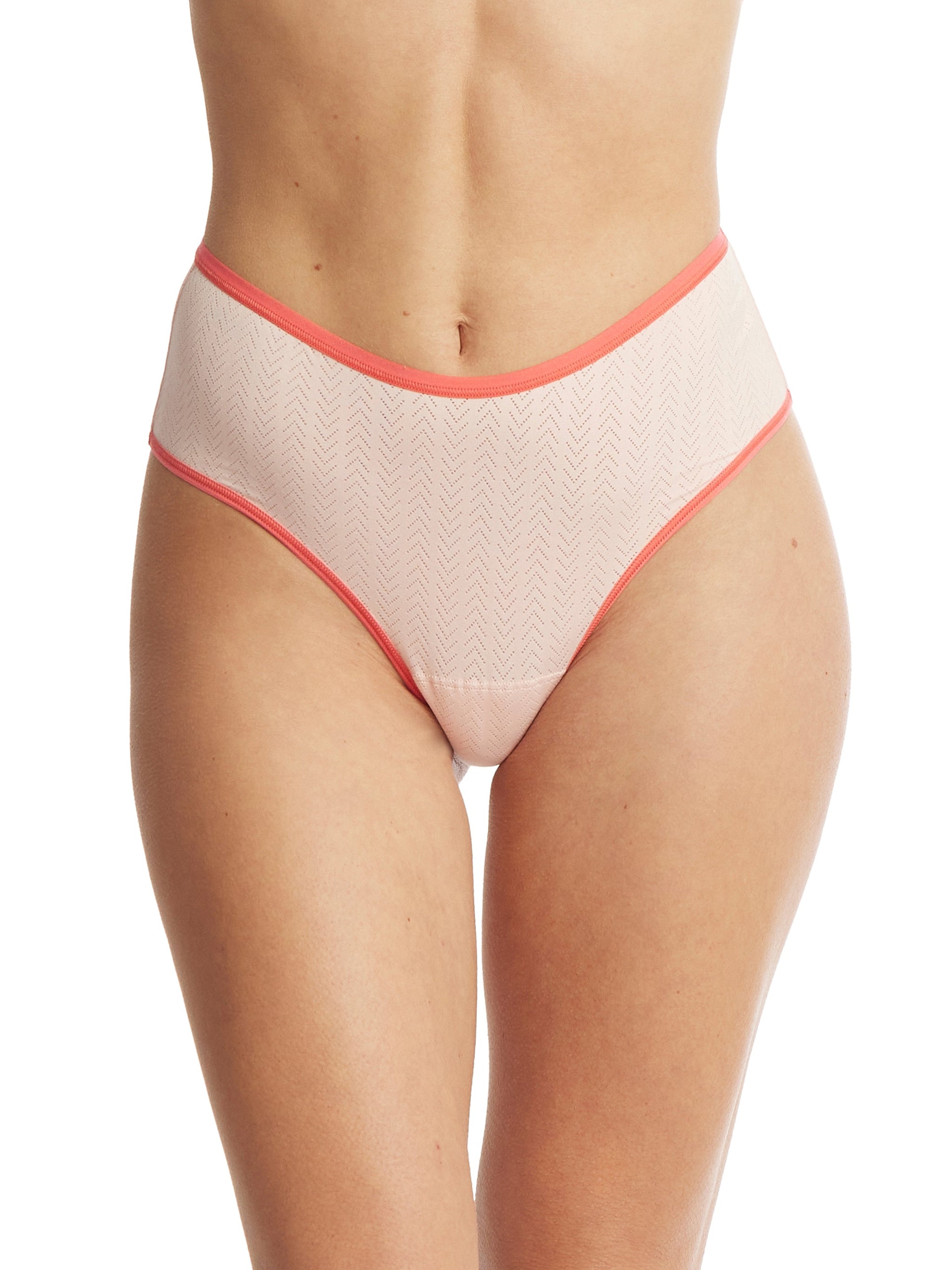 MoveCalm™ High Rise Thong Sweet Nothing Pink
