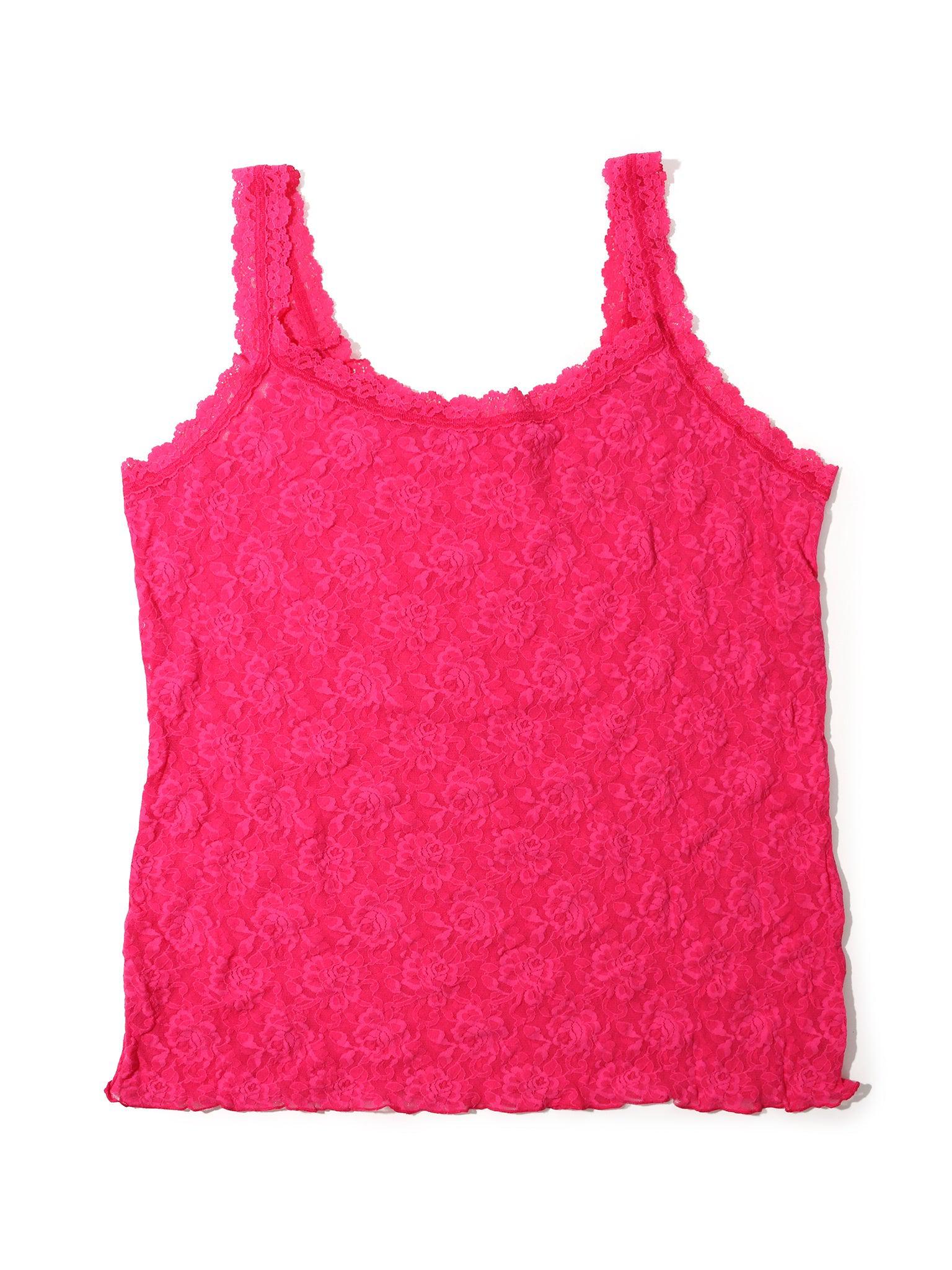 Plus Size Signature Lace Classic Cami Morning Glory Pink