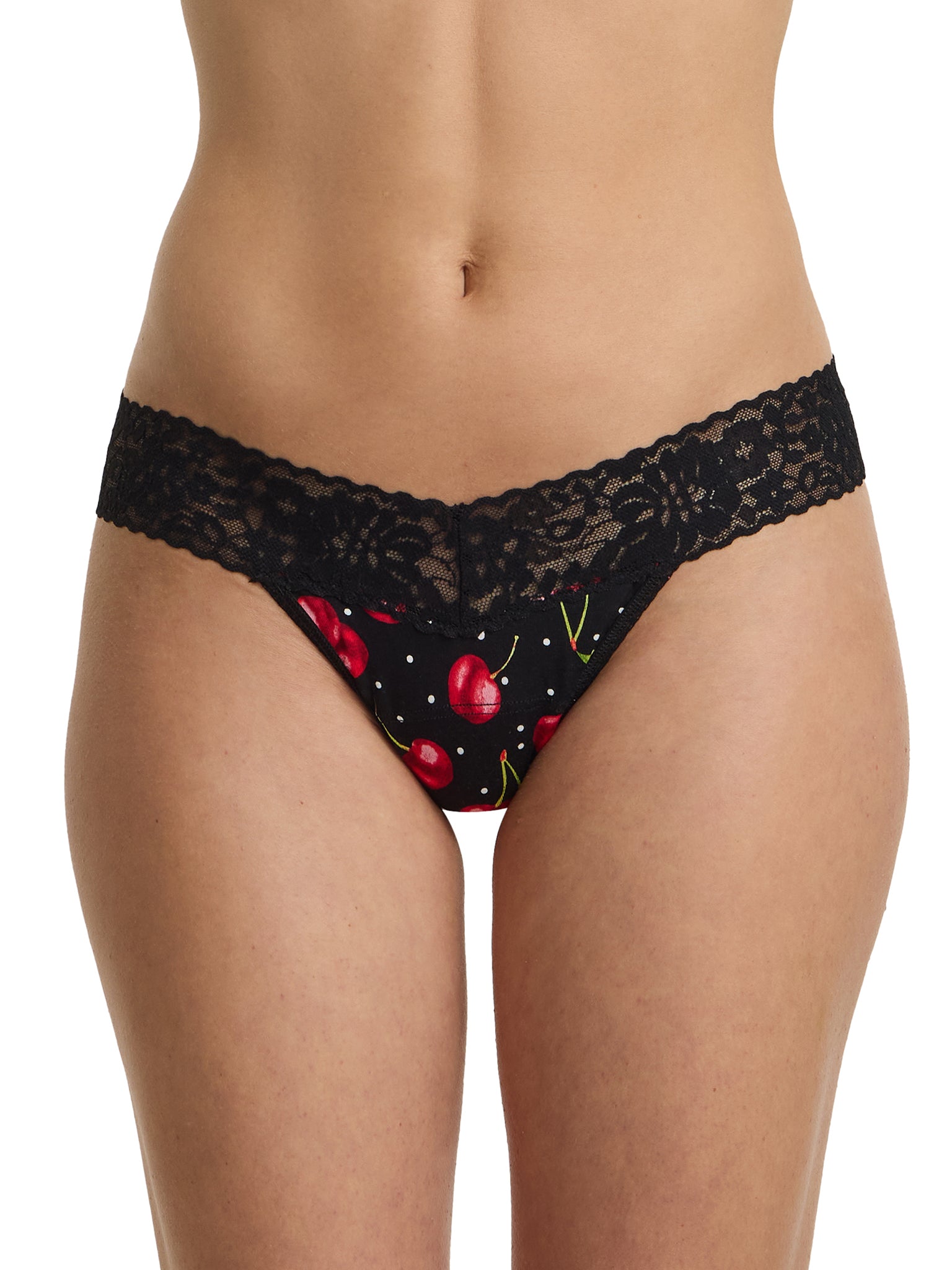 (取寄) ハンキー パンキー レディース 3 パック ドリームイーズ ロウ ライズ トングス Hanky Panky women 3 Pack DreamEase Low Rise Thongs Black/Cherry Bomb/Red Printed DreamEase™ Low Rise Thong Cherry Bomb | Hanky Panky