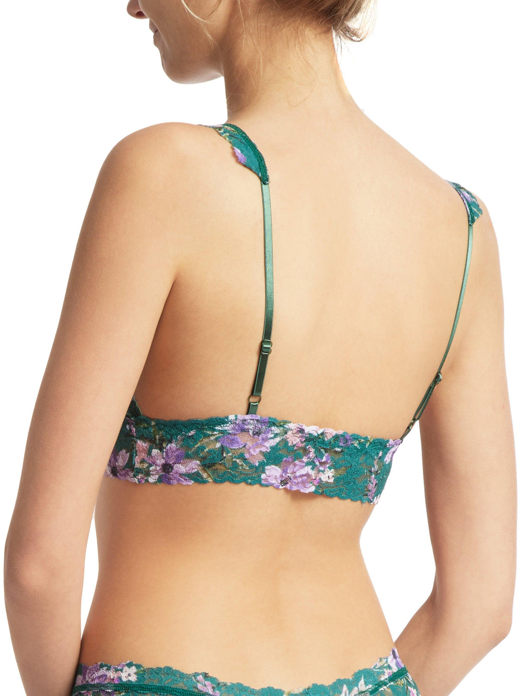 Printed Signature Lace Crossover Bralette  Flowers in Your Hair Sale