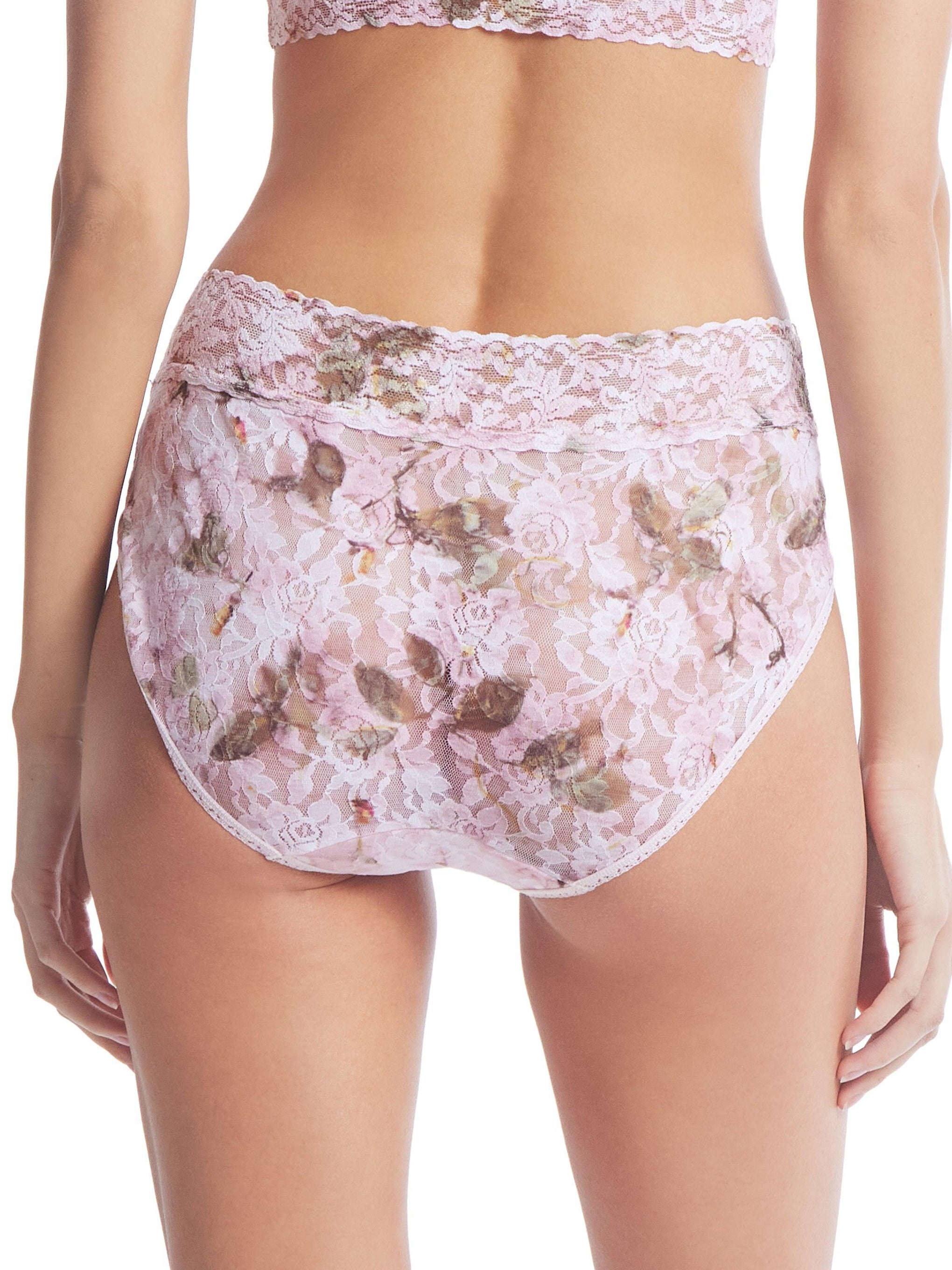 Printed Signature Lace French Brief Antique Lily Sale