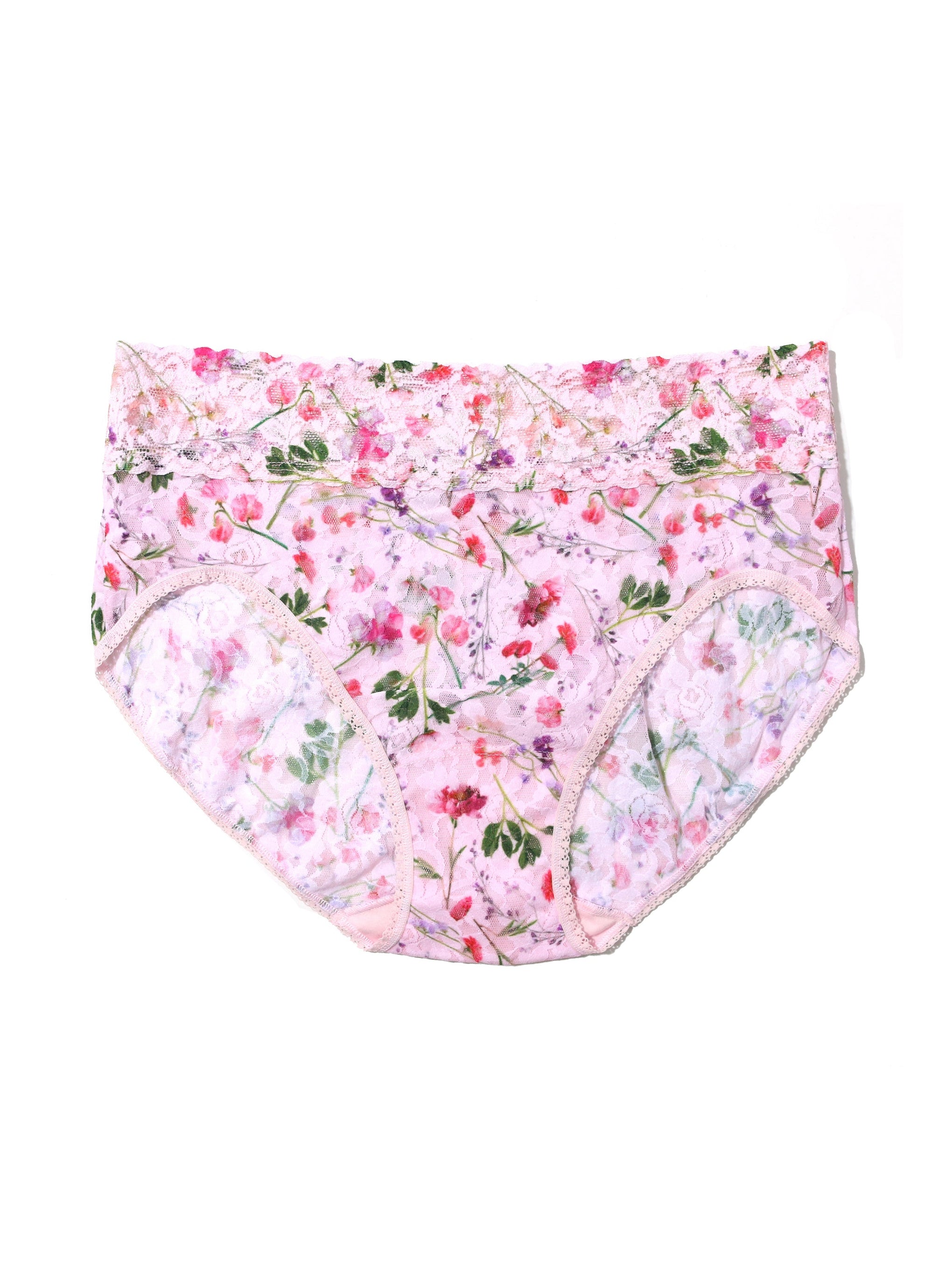 Printed Signature Lace French Brief Rise And Vines Sale