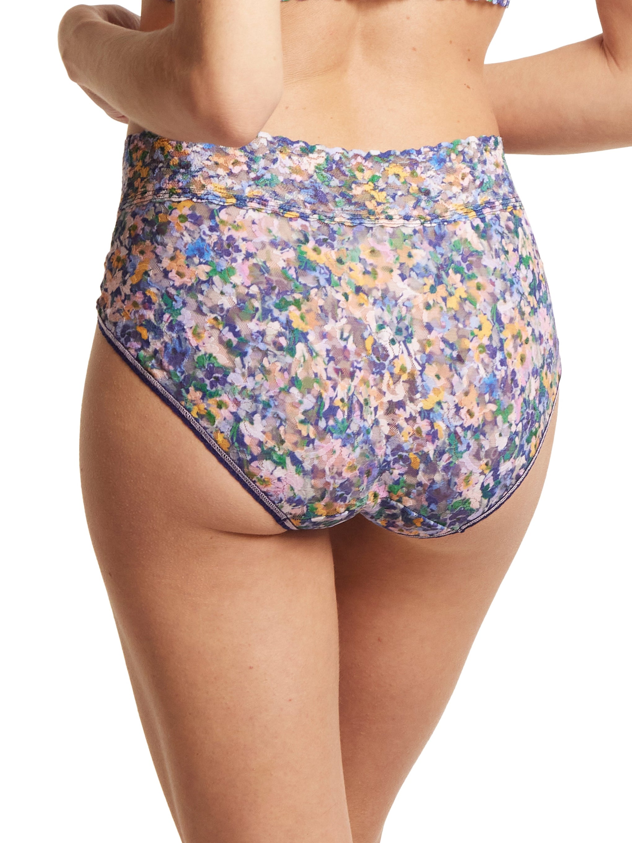 Printed Signature Lace French Brief Staycation