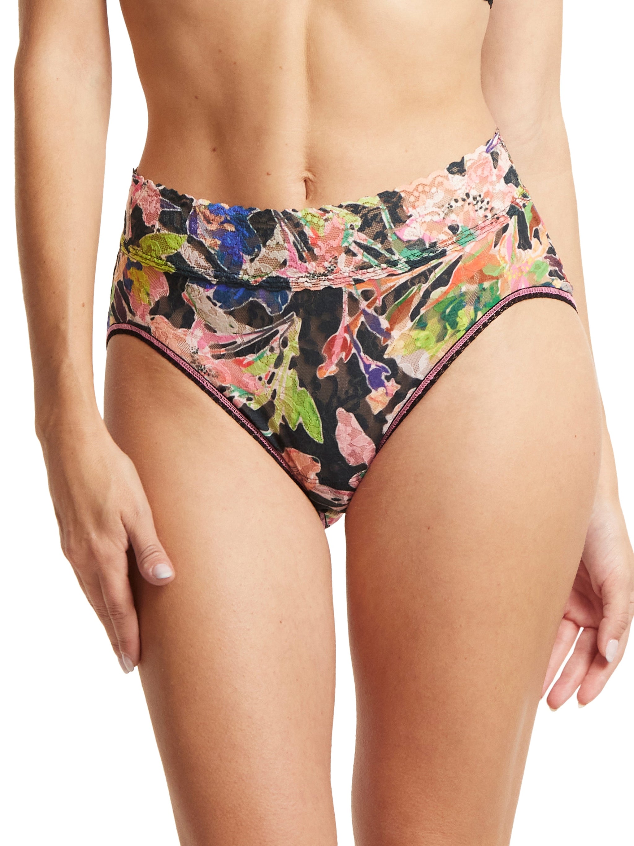 Printed Signature Lace French Brief Unapologetic