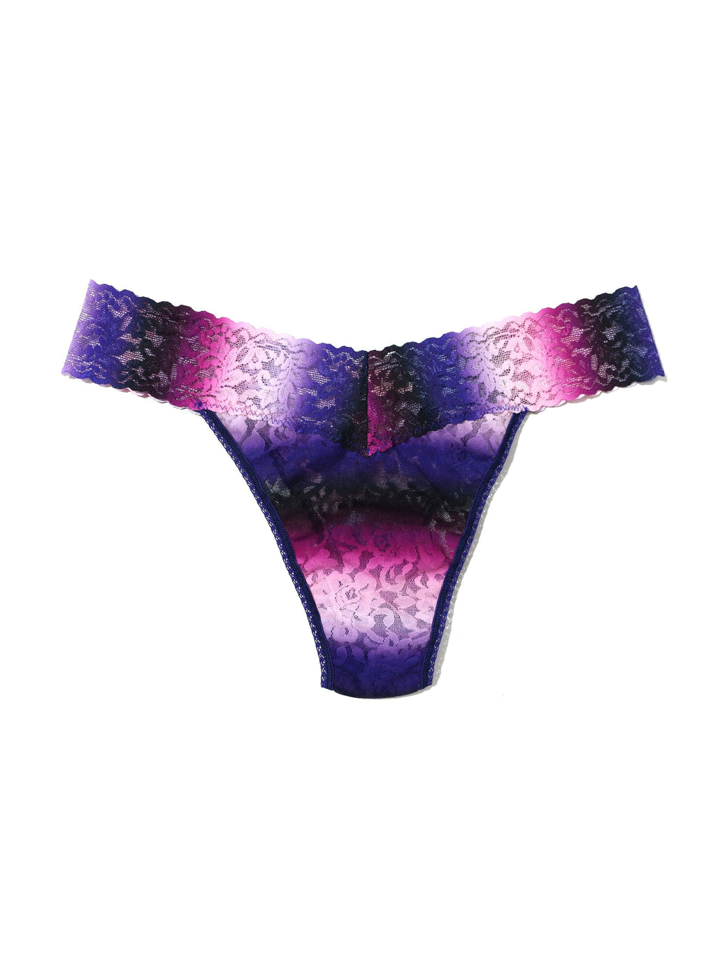 Printed Signature Lace Original Rise Thong  Before Sunset Sale