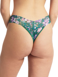 Printed Signature Lace Original Rise Thong  Flowers in Your Hair Sale