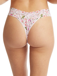 Printed Signature Lace Original Rise Thong Rise And Vines Sale
