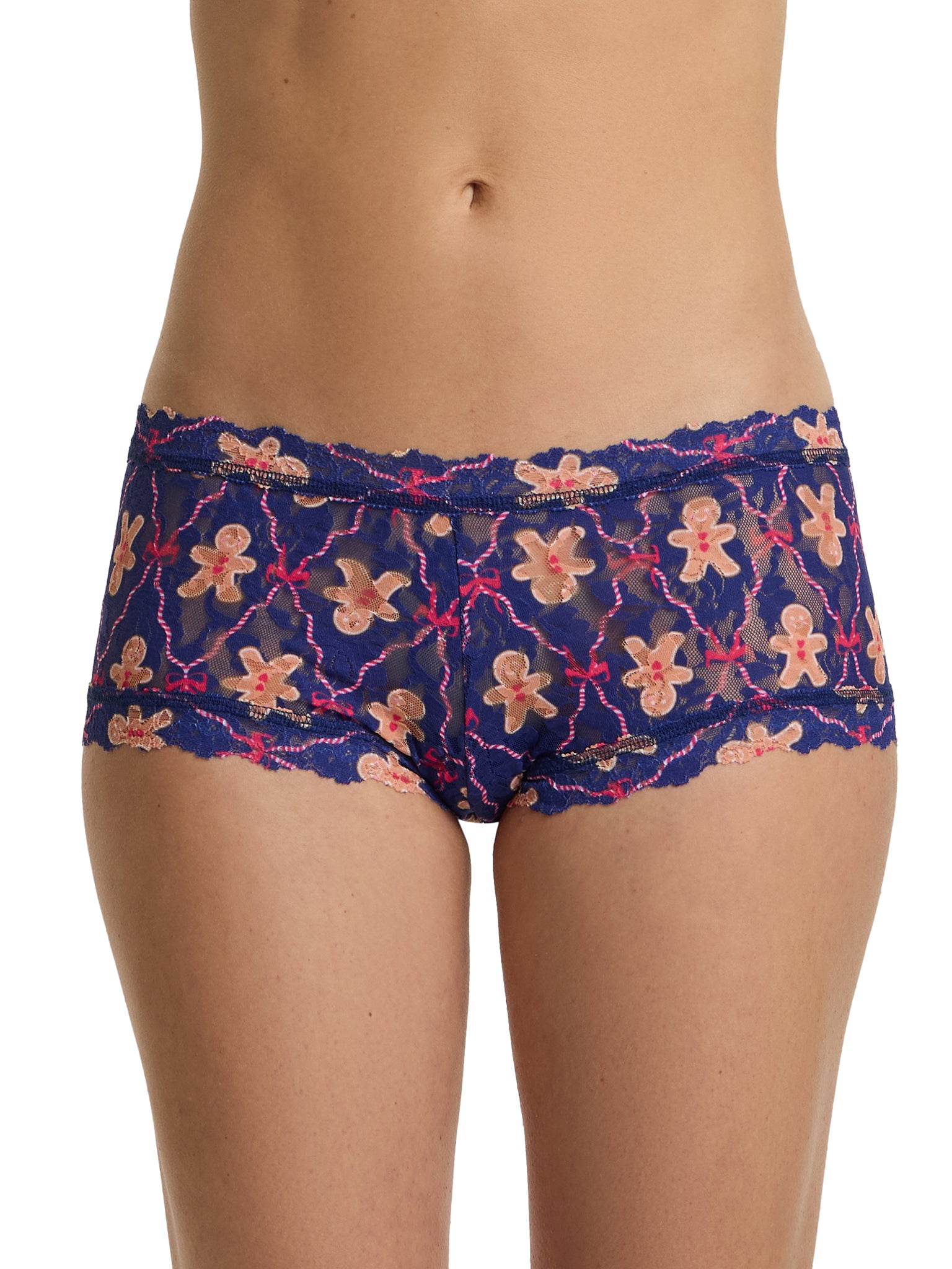Printed Signature Lace® Boyshort Festive Gingerbread Cookies