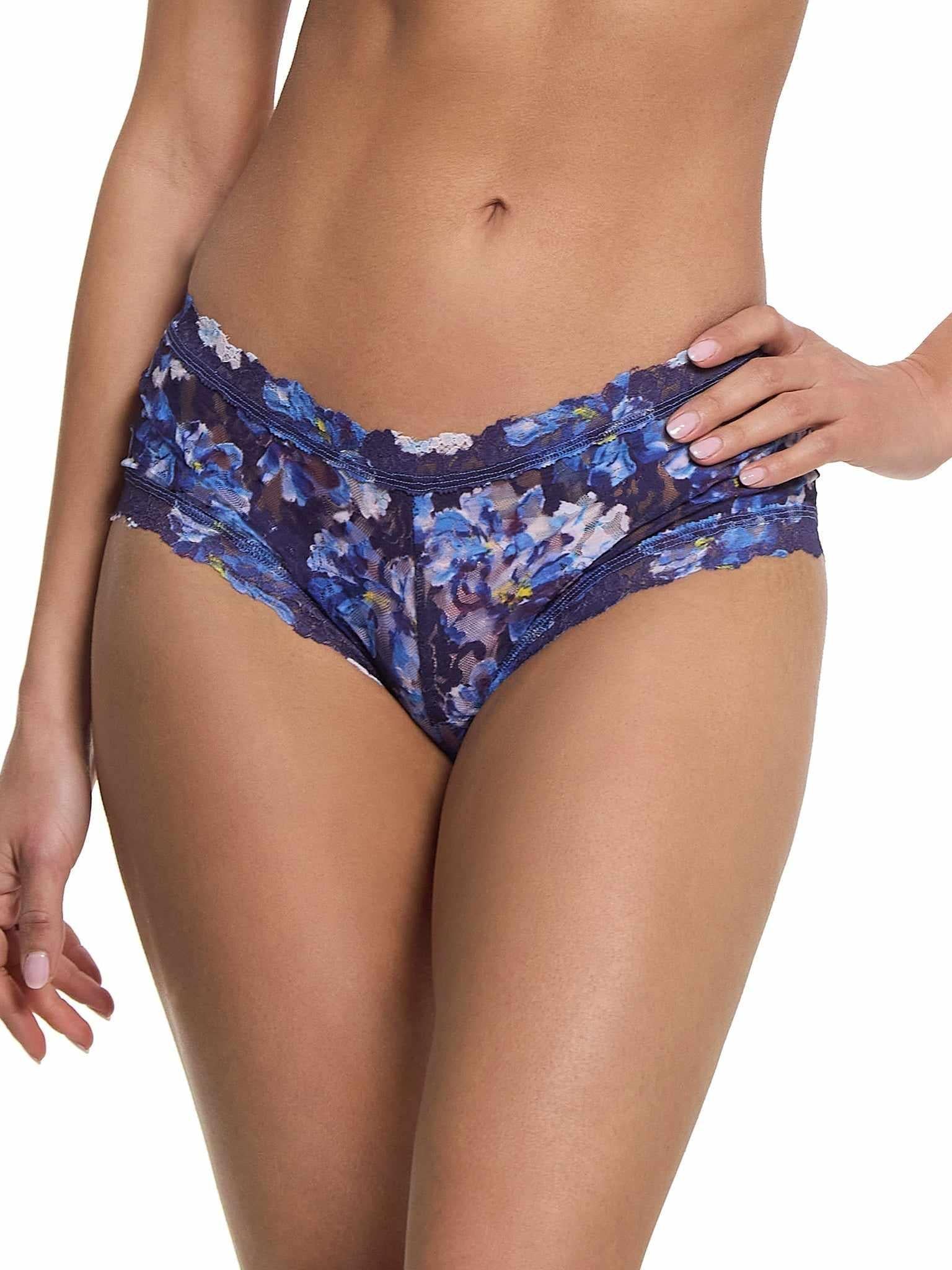 Printed Signature Lace® Boyshort Nightfall Purple