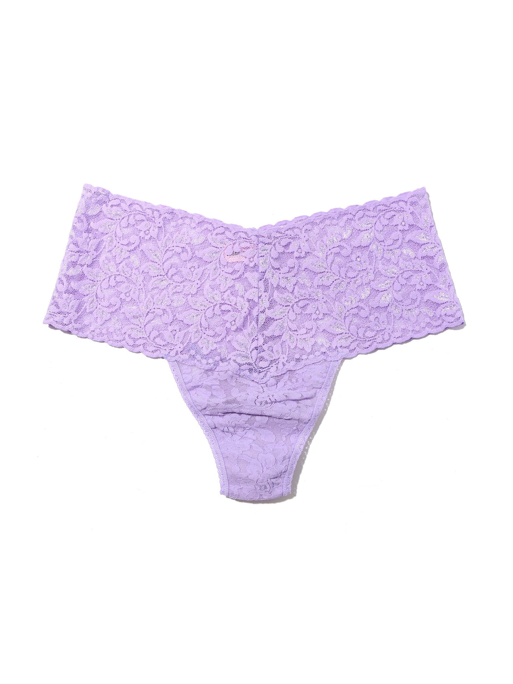 Retro Lace Thong Wisteria Purple Sale