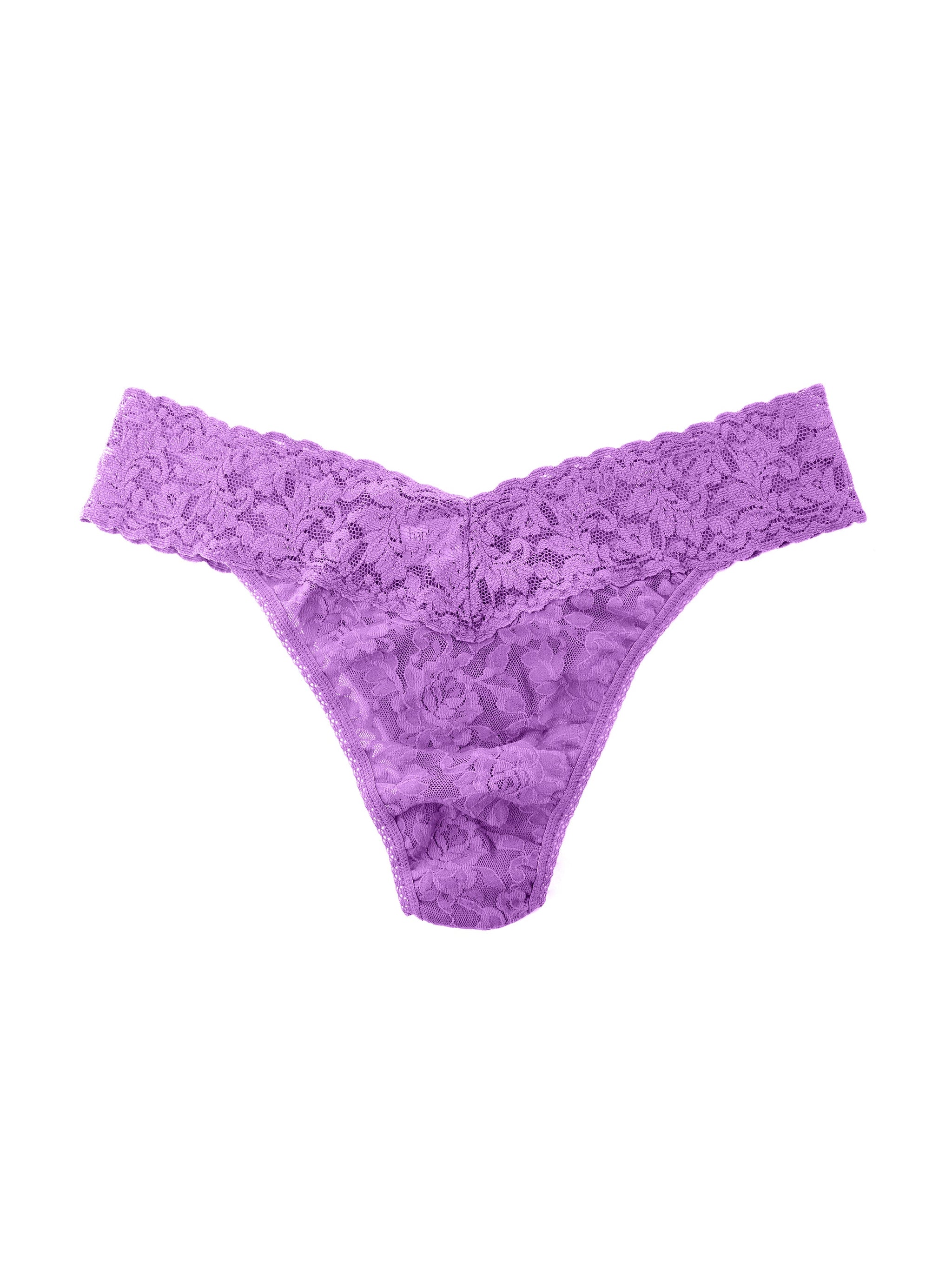 Signature Lace Original Rise Thong Candied Violet Purple