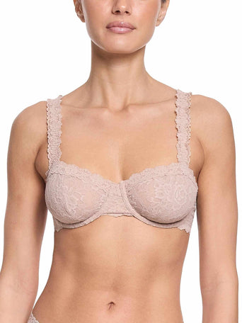 Chai Signature Lace® Balconette Bra - Front View On Model | Hanky Panky