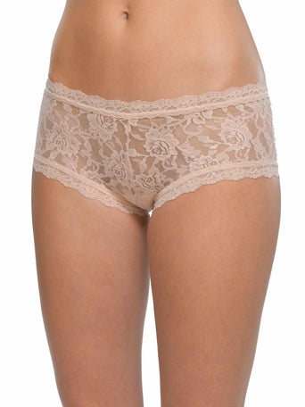 Chai Signature Lace® Boyshort - Front On-Model View | Hanky Panky