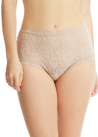 Chai Signature Lace® High Rise Boyshort - Front View On Model | Hanky Panky
