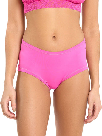 Marmalade Pink YourFit™ Boyshort Panty - Front On-Model View | Hanky Panky