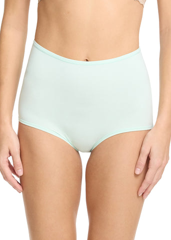 YourFit™ High Rise Boyshort in Crystal Clear Blue - Front View On Model | Hanky Panky