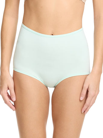 YourFit™ High Rise Boyshort in Crystal Clear Blue - Front View On Model | Hanky Panky