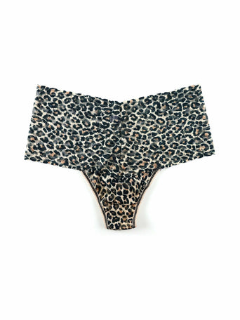 Printed Retro Lace Thong-CLASSIC LEOPARD-Hanky Panky