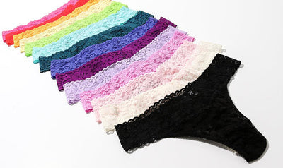 Many colors of thong underwear