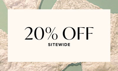 20% off sitewide banner for friends and family sale