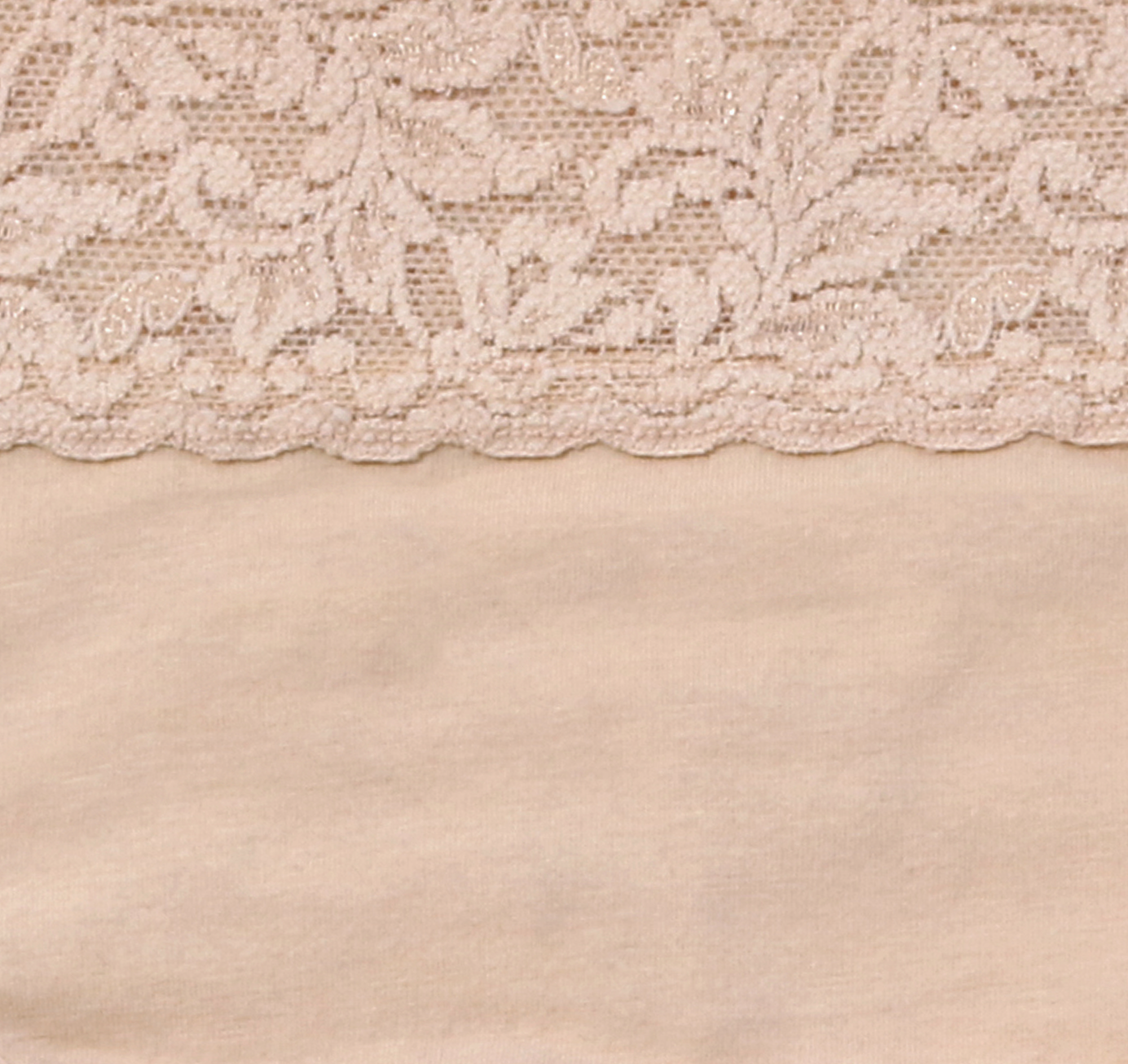 Pressed Pink Printed Signature Lace® French Brief - On Model Full Front Lifestyle | Hanky Panky
