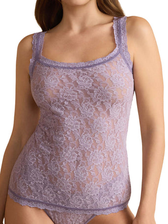 Signature Lace® Classic Cami Violet Daze Purple - Front View, On Model | Hanky Panky