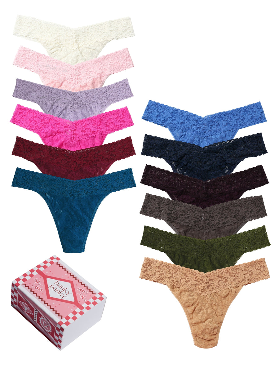Mischief Managed 12 Pack Signature Lace® Original Rise Thongs