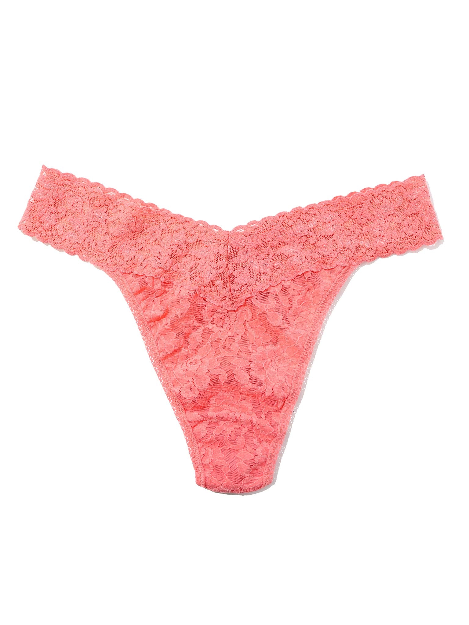 Original Rise Thongs for Women | Lace & Cotton Comfortable Thongs
