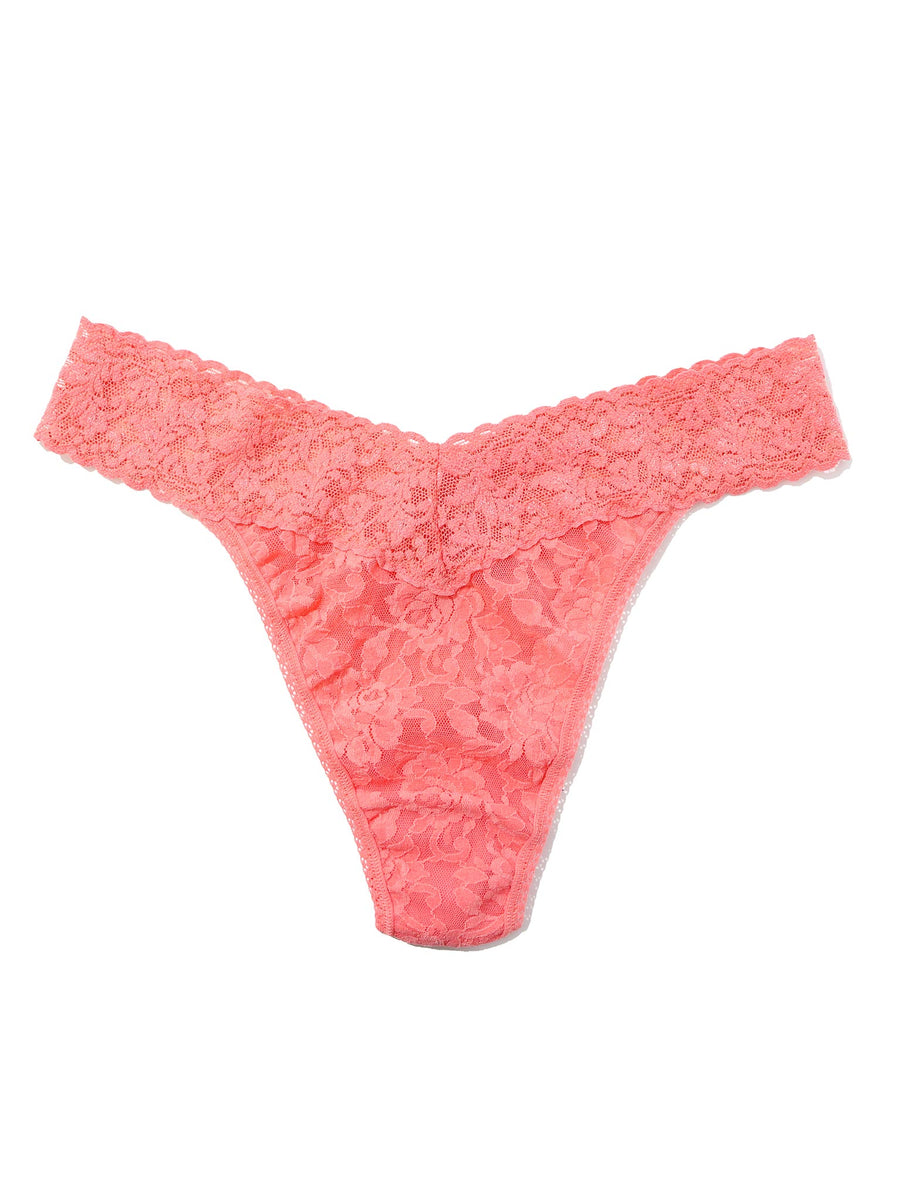 Signature Lace® Original Rise Thong Paloma Pink