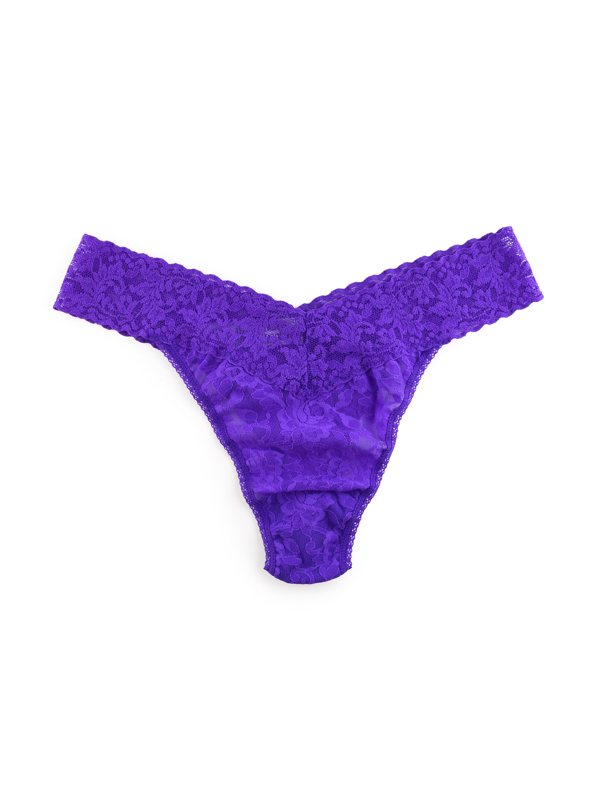 Signature Lace® Original Rise Thong Royal Purple