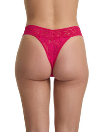 Signature Lace® Original Rise Thong Sealed With A Kiss Pink