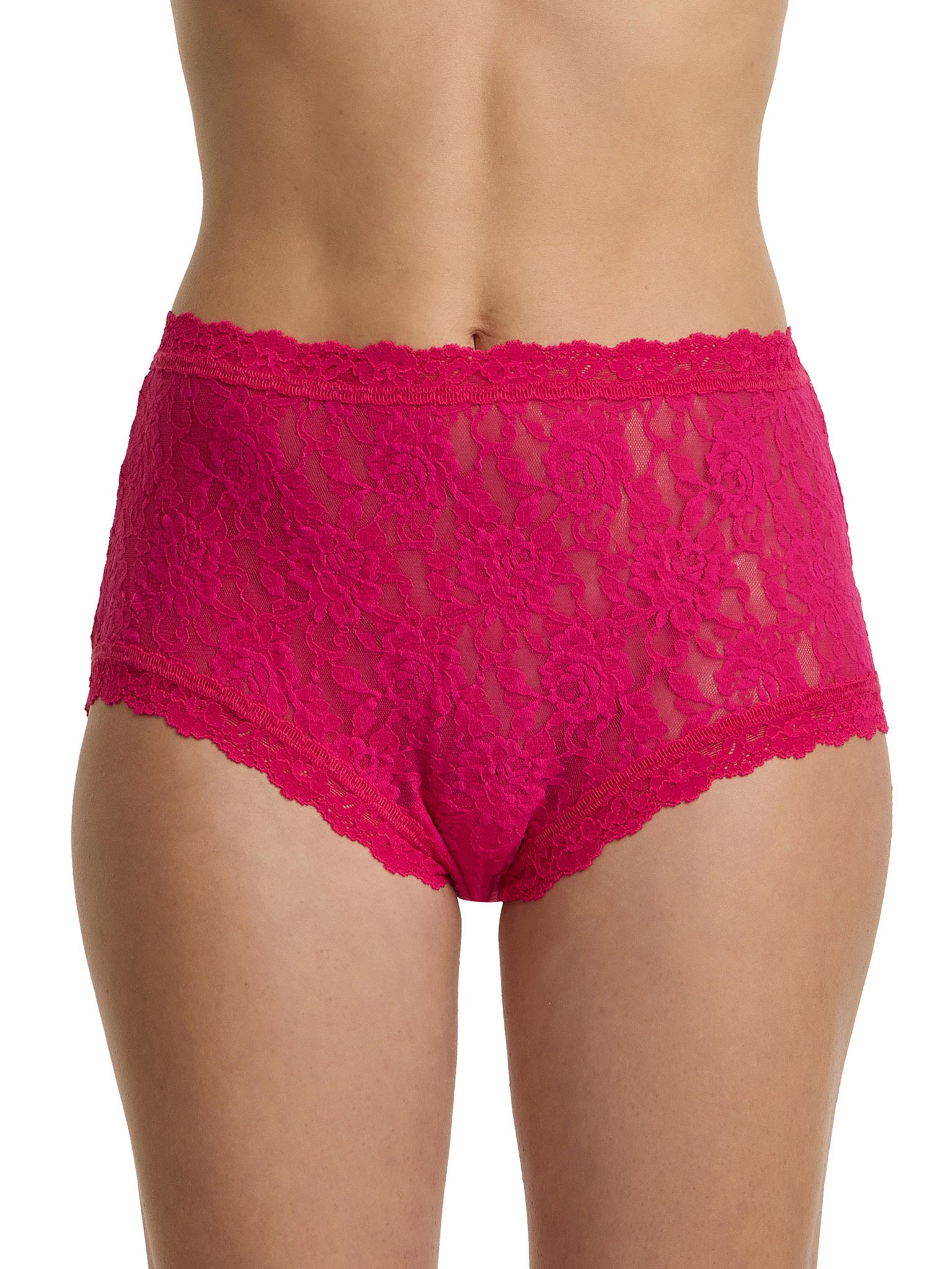 Signature Lace® High Rise Boyshort Sealed With A Kiss Pink