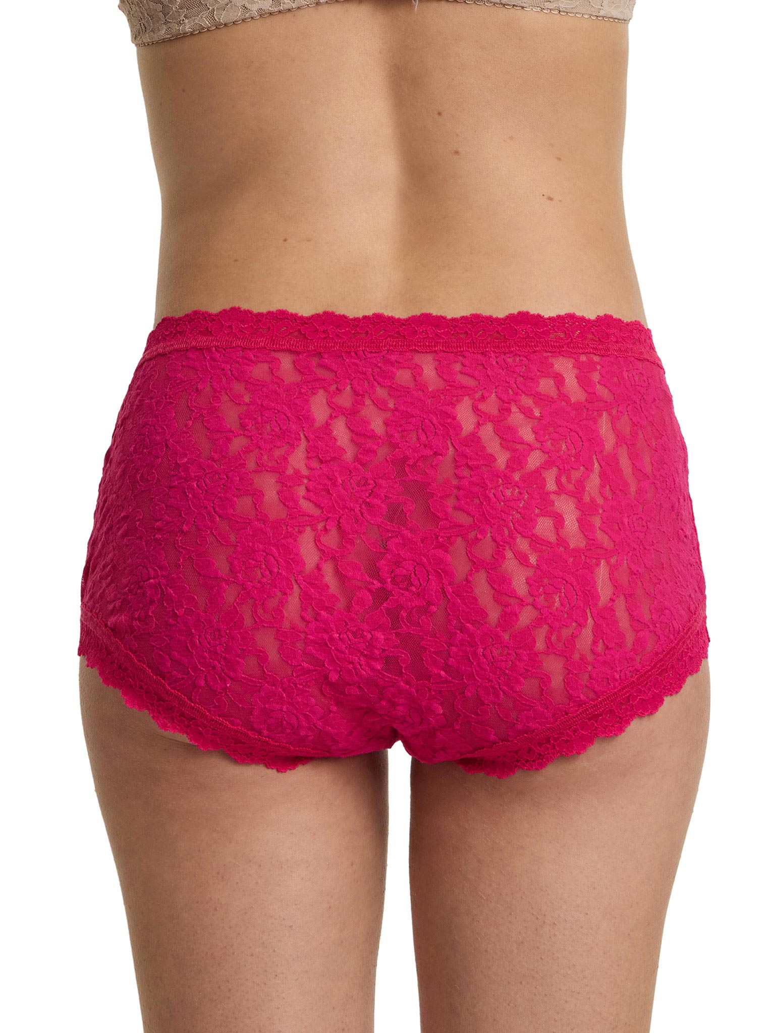 Signature Lace® High Rise Boyshort Sealed With A Kiss Pink