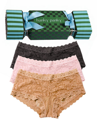 Cocktail Hour 3 Pack Signature Lace® Boyshort
