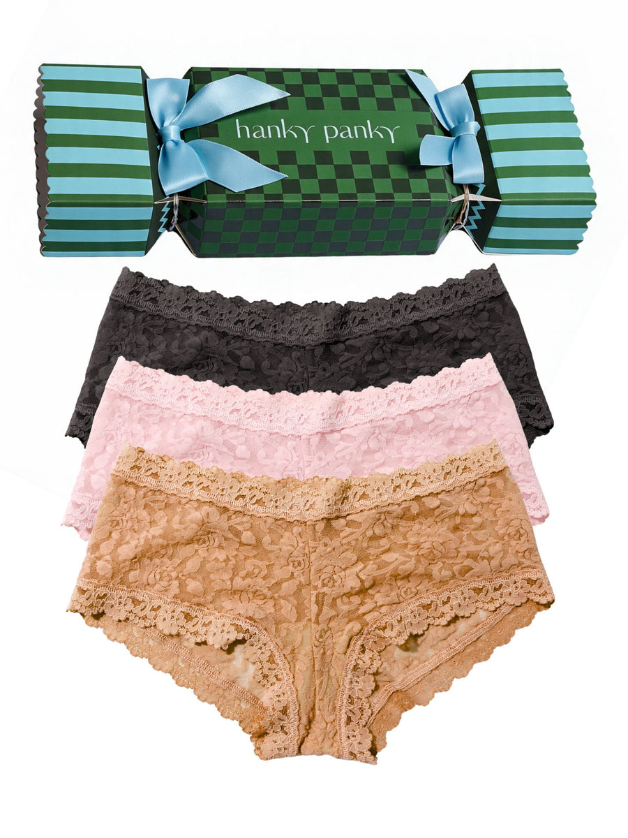 Cocktail Hour 3 Pack Signature Lace® Boyshort