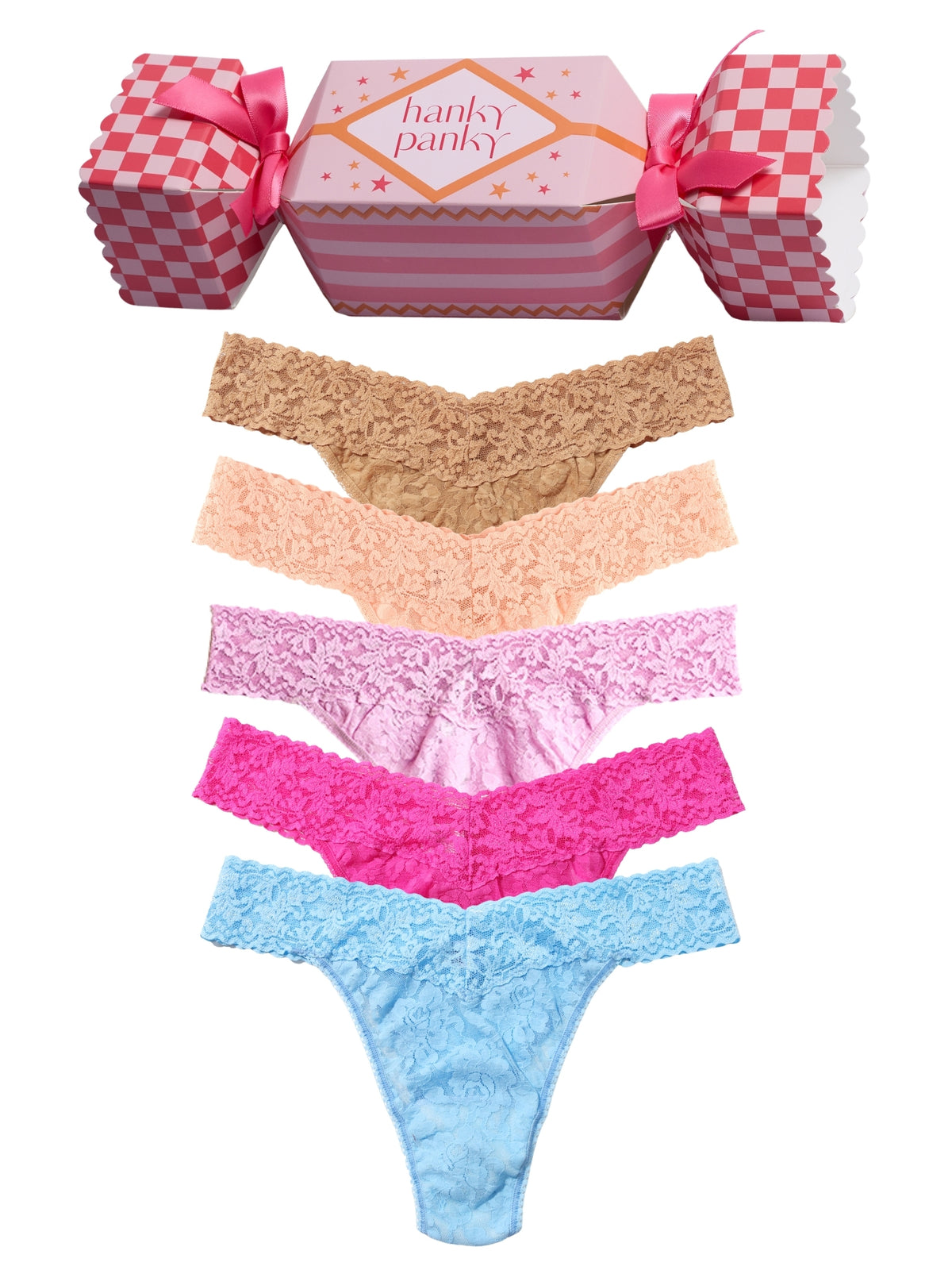Sugar Rush 5 Pack Signature Lace® Original Rise Thongs