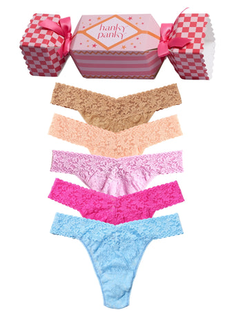 Sugar Rush 5 Pack Signature Lace® Original Rise Thongs