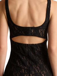 Signature Lace® Underwire Midi Dress Black