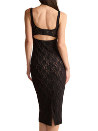 Signature Lace® Underwire Midi Dress Black