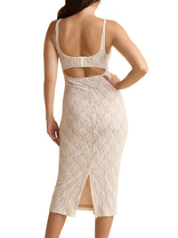 Signature Lace® Underwire Midi Dress Marshmallow White