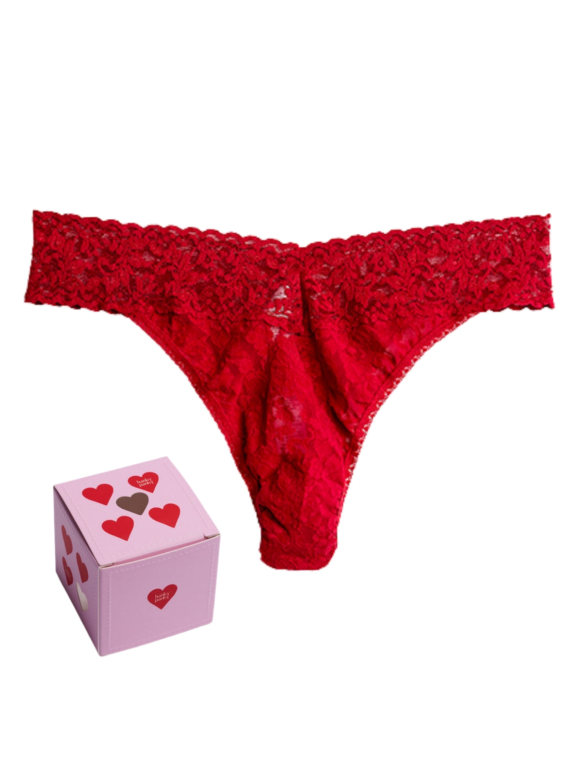 Dice Pack Signature Lace® Original Rise Thong French Bordeaux Red