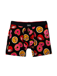 Signature Lace® Original Rise Thong And Saxx Super Soft Vibe Boxer Brief Lovestory - Black