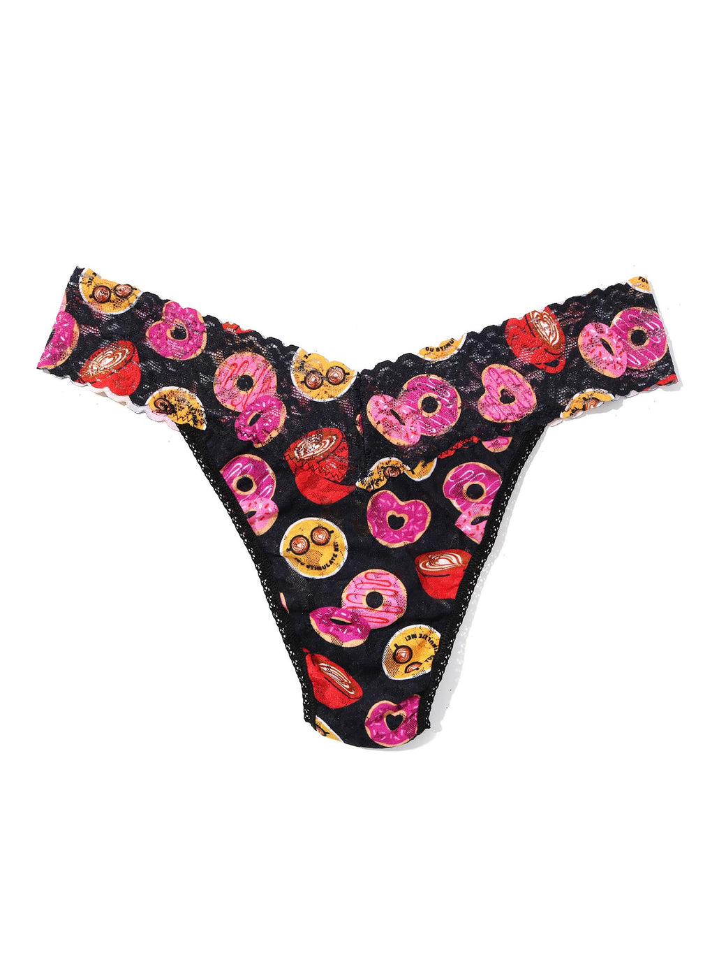 Signature Lace® Original Rise Thong And Saxx Super Soft Vibe Boxer Brief Lovestory - Black