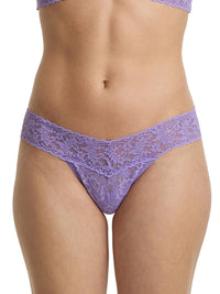 4911® Signature Lace® Low Rise Thong Love Potion Purple