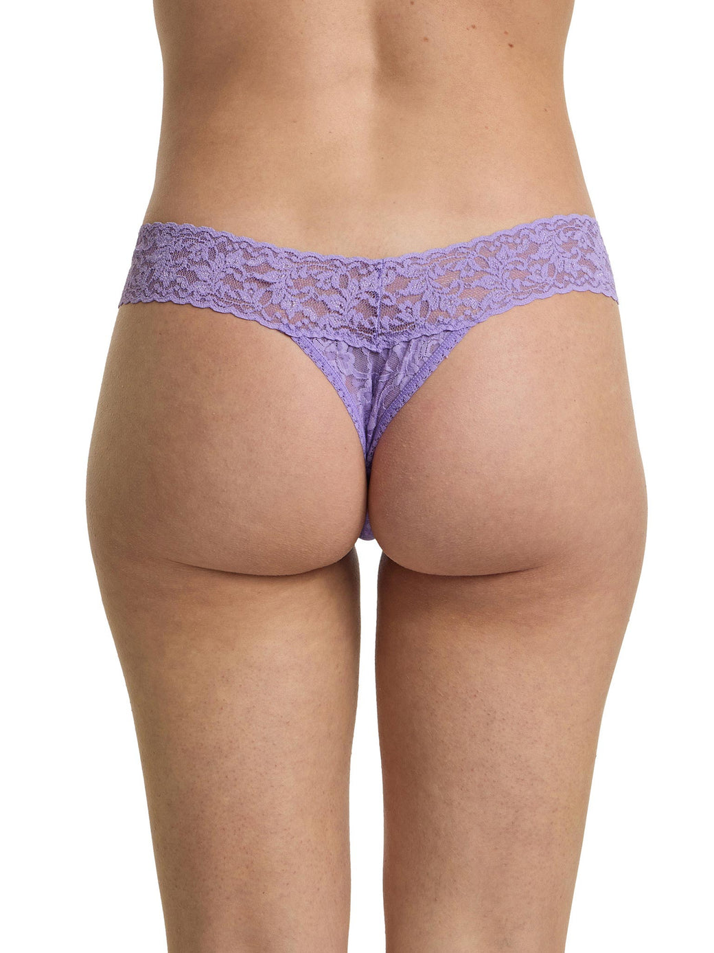 4911® Signature Lace® Low Rise Thong Love Potion Purple