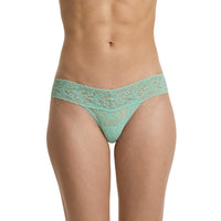 Signature Lace® Low Rise Thong Mint Sprig Green
