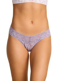Signature Lace® Low Rise Thong Violet Daze Purple